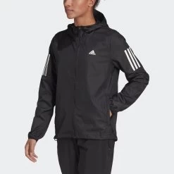 Adidas Performance Runningjack OWN THE RUN HOODED RUNNING WINDBREAKER -Sport uitgebreid online adidas performance runningjack own the run hooded running windbreaker zwart 8