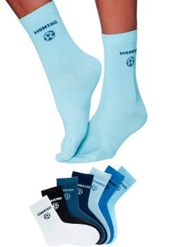 H.I.S Sokken Voor Kinderen Met Voetbalmotief (7 Paar) -Sport uitgebreid online his sokken voor kinderen met voetbalmotief 7 paar blauw 9