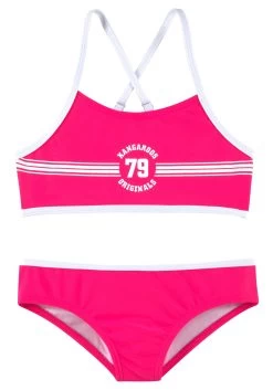 Calvin Klein Swimwear Badpak ONE PIECE-PRINT -Sport uitgebreid online kangaroos bustierbikini sporty met sportieve frontprint roze 10