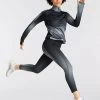 Nike Runningshirt Dri-FIT Swoosh Women's Printed Half-Zip Top -Sport uitgebreid online nike runningshirt dri fit swoosh womens printed half zip top zwart 3