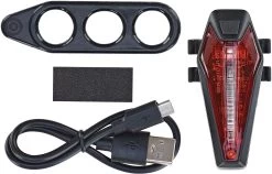 Trigema Vrijetijdscombinatie Met Kristallen -Sport uitgebreid online prophete fietsachterlicht led accu achterlicht zwart